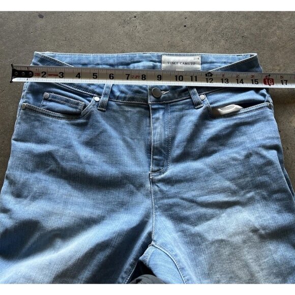Vince Camuto Classic 70s Flare Leg Jeans Women's Size 27/4 Blue Stretch - Picture 4 of 15